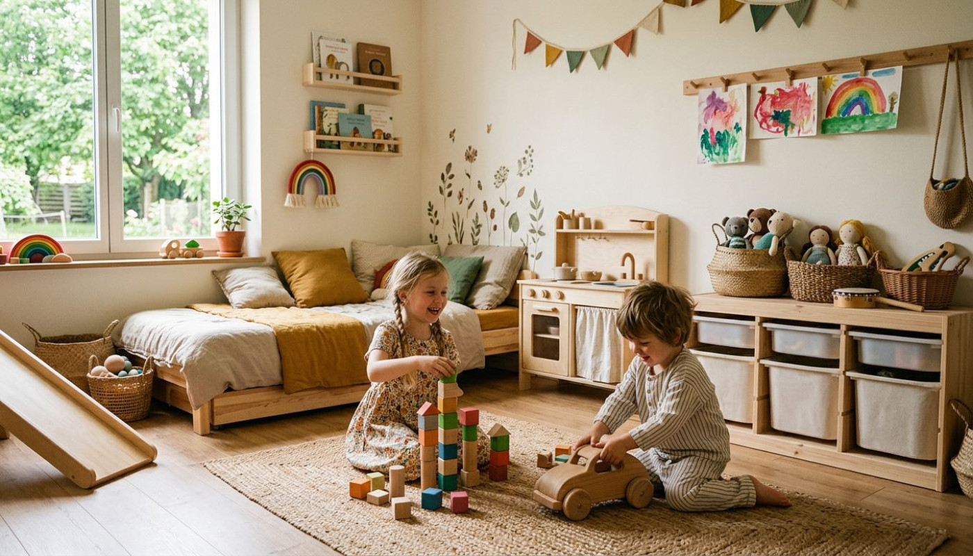 La chambre d’enfant, terrain de jeu pour une déco responsable